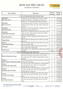 Bảng giá sơn Jotun 2023