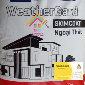 bột trét ngoại thất nippon Skimcoat WeatherGard