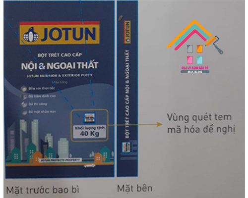 dùng app nhận biết bột jotun chính hãng