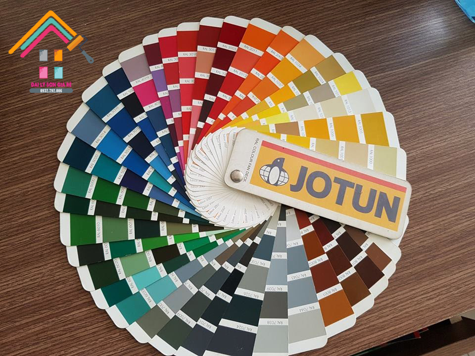 Tham khảo bảng màu sơn 2 thành phần của Jotun