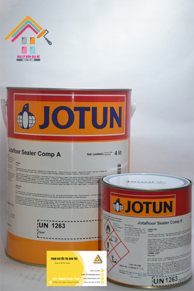 Sơn lót thi công sơn Epoxy Jotun cho sàn Jotafloor sealer