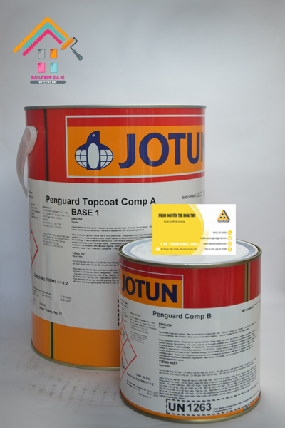 Sơn Epoxy Jotun 2 thành phần Penguard Topcoat-cách pha sơn Epoxy