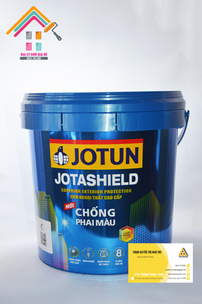 Sơn ngoại thất Jotun Jotashield Chống phai màu - bảng giá sơn Jotun 2021