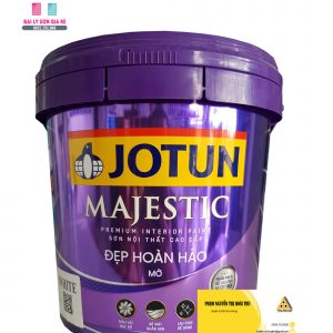 sơn nội thất jotun majetic mờ