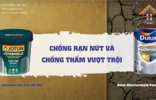 Sơn Jotun Dulux chống rạn nứt, che phủ vết nứt và chống thấm hiệu quả