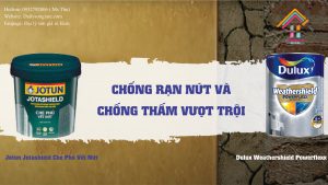 Sơn Jotun Dulux chống rạn nứt, che phủ vết nứt và chống thấm hiệu quả