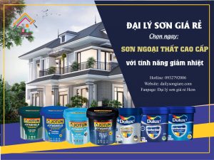 Dòng sơn ngoại thất giảm nhiệt, làm mát Jotun- Dulux